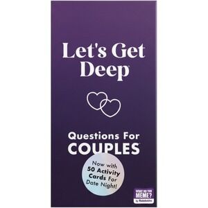 Relatable Lets Get Deep Questions For Couples Card Game New Sealed Date Night
